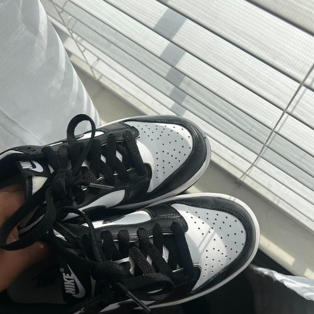 Nike Panda Black & White Dunks, Low Trainers. Worn a couple times, no creases